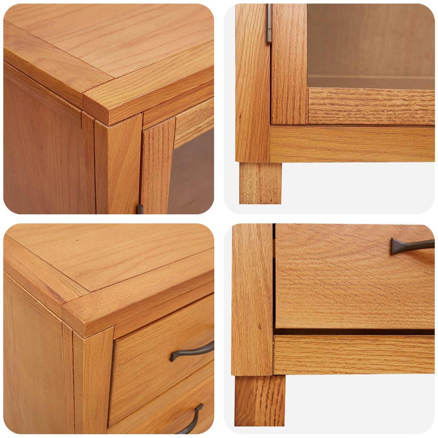 Storage Furniture Set with Drawer Brown Engineered wood