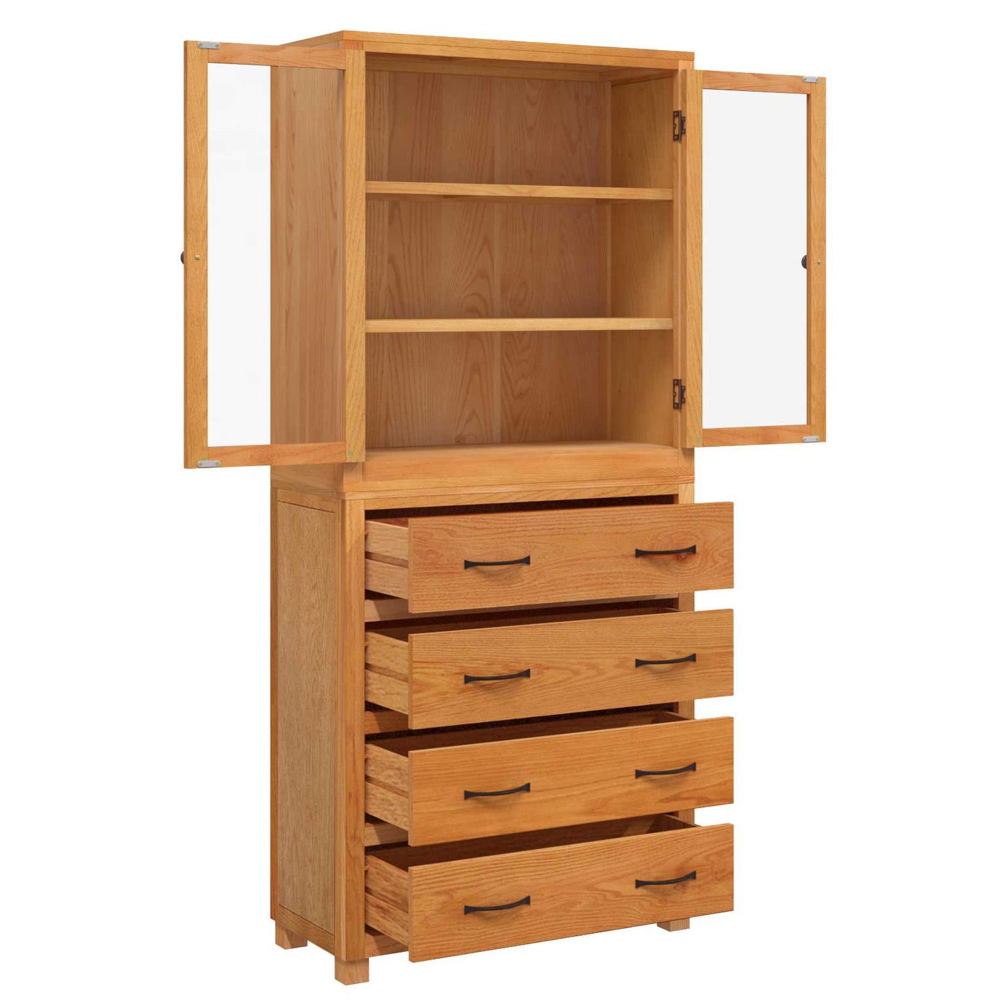 Storage Furniture Set with Drawer Brown Engineered wood