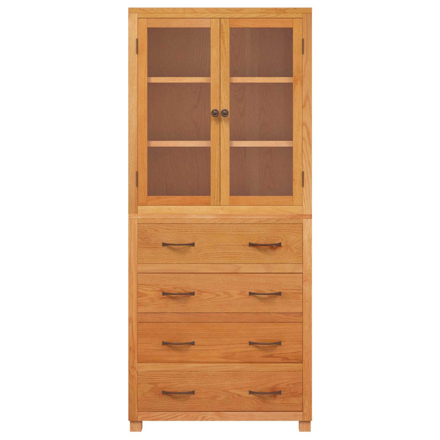 Storage Furniture Set with Drawer Brown Engineered wood