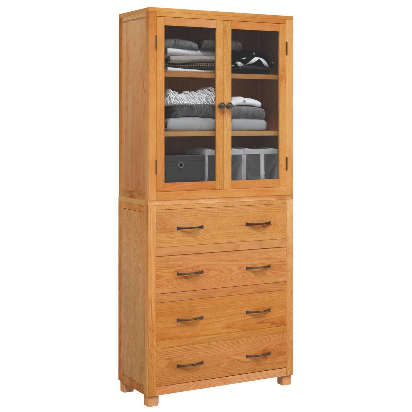Storage Furniture Set with Drawer Brown Engineered wood