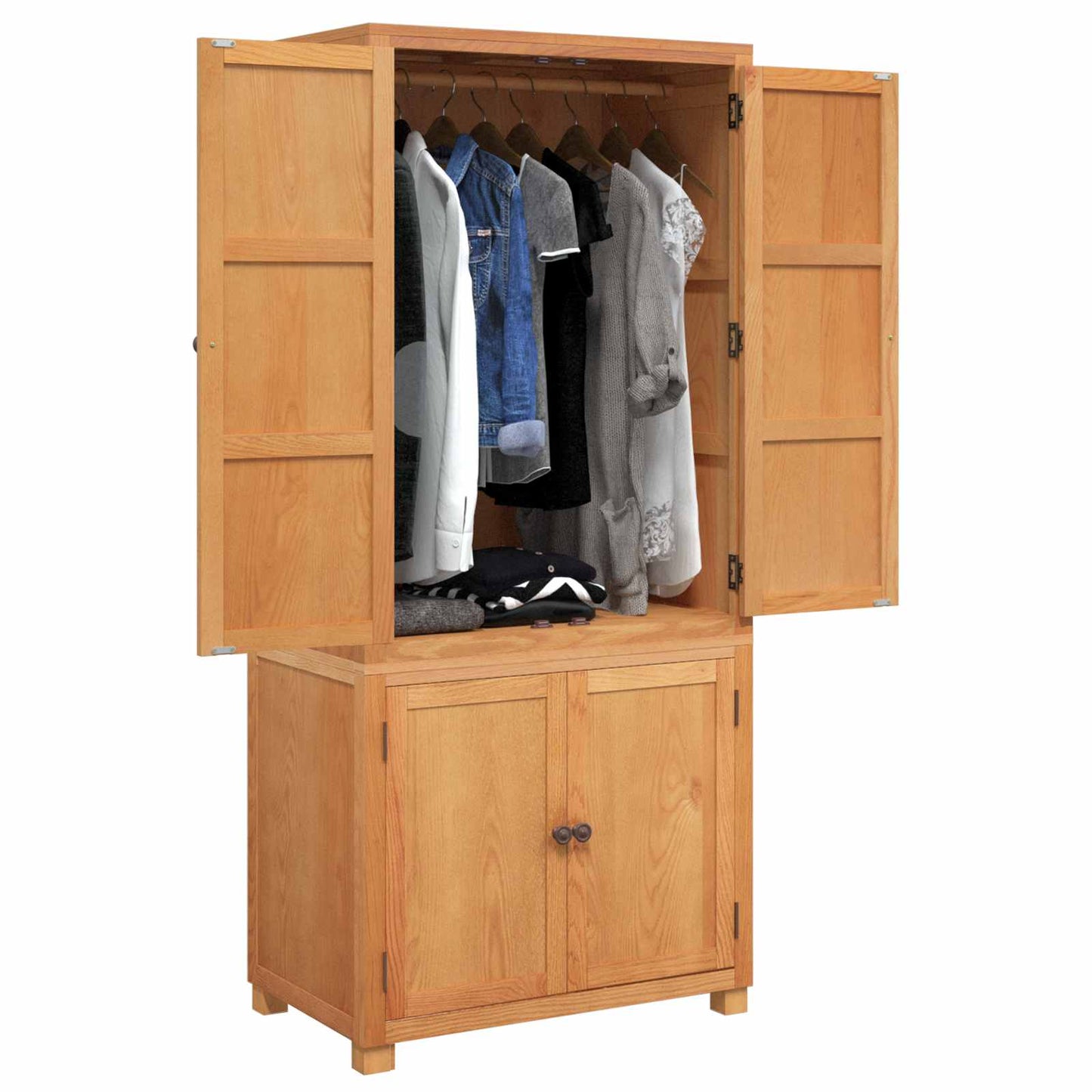 Storage Furniture Set with Storage Brown Engineered wood