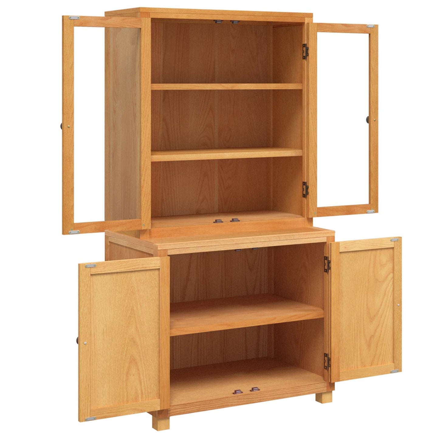 Storage Furniture Set with Storage Brown Engineered wood