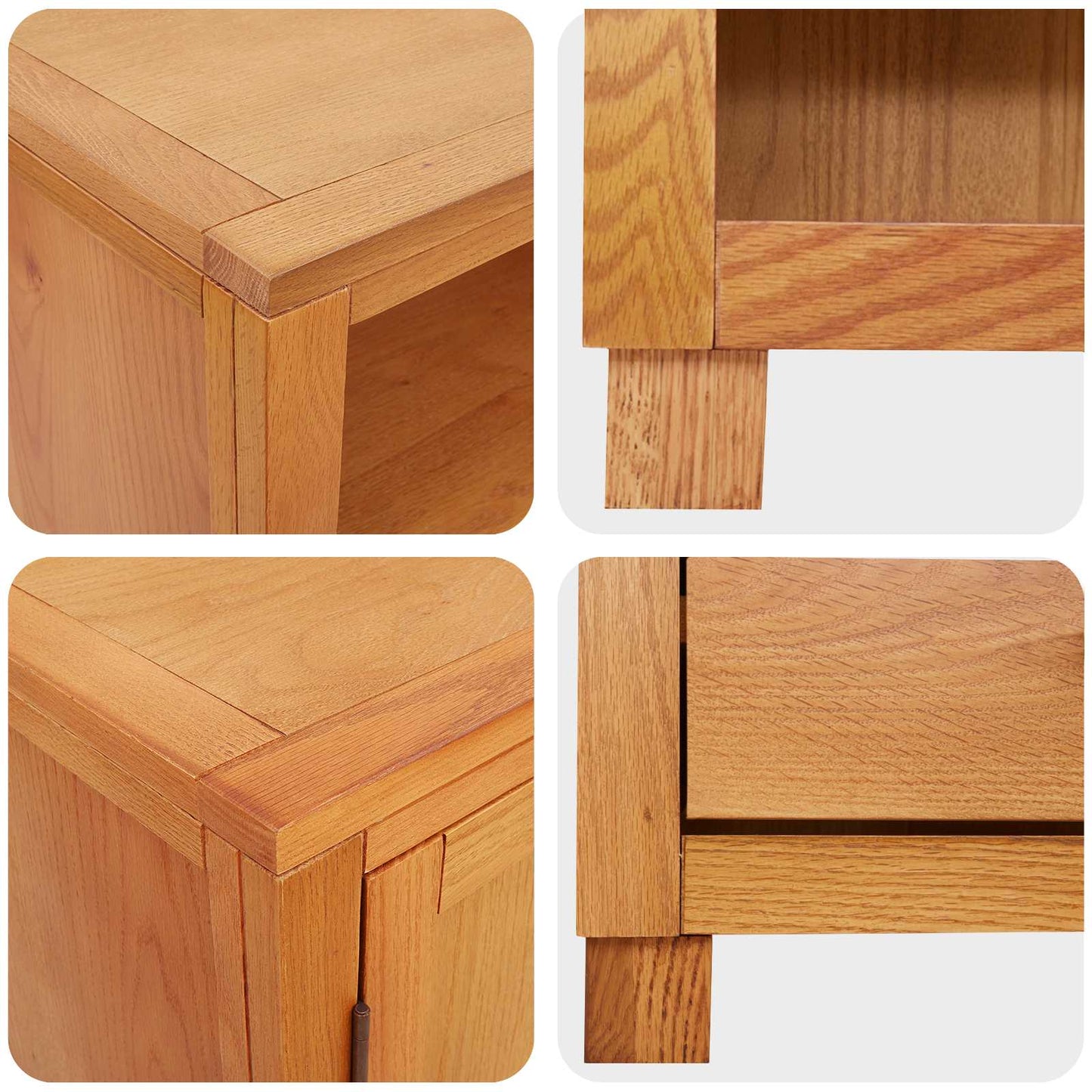 Storage Furniture Set with Storage Brown Engineered wood