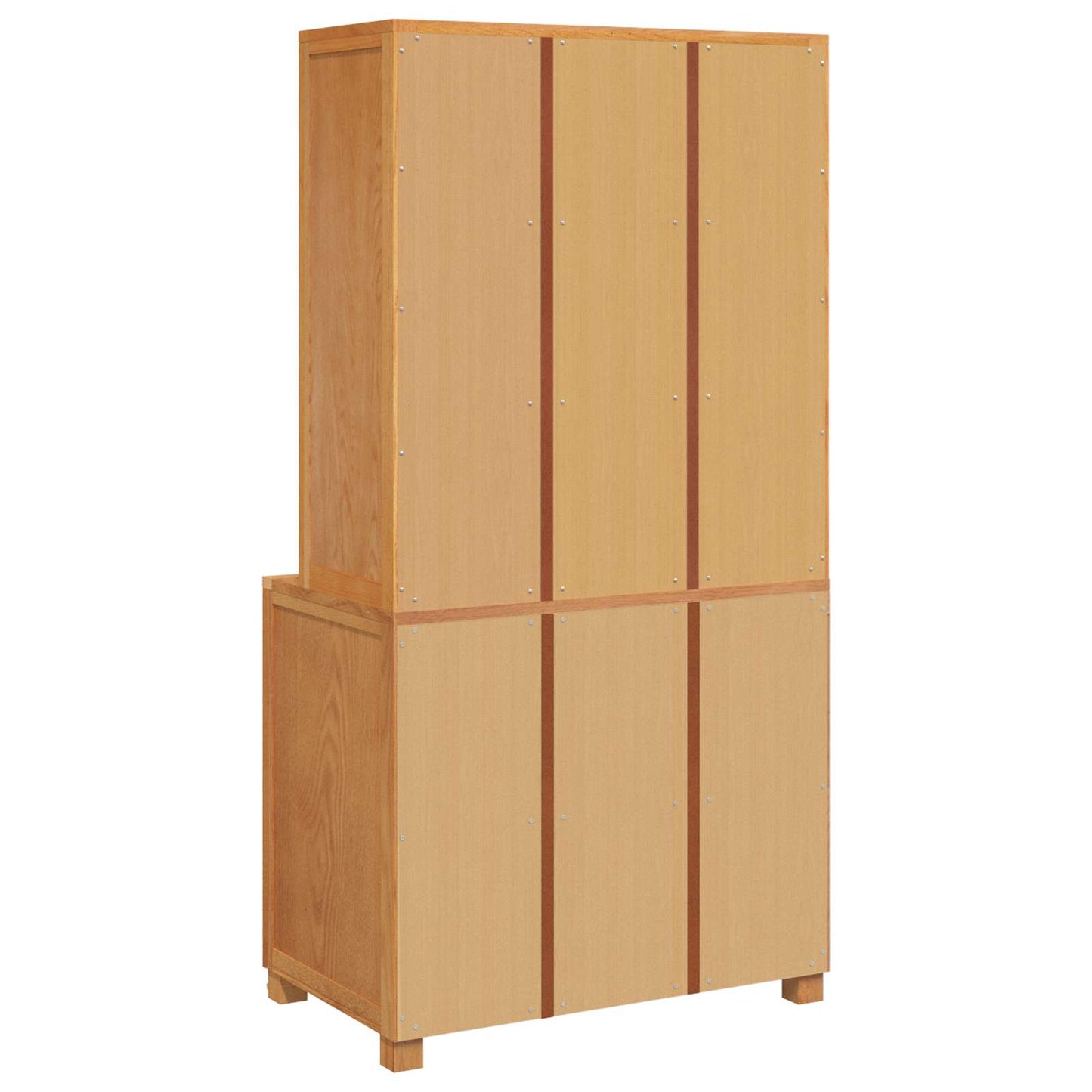 Storage Furniture Set with Storage Brown Engineered wood