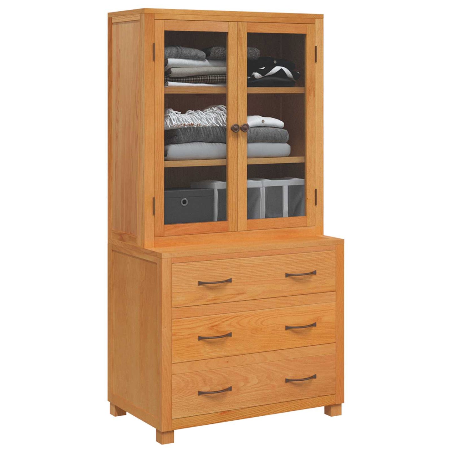 Storage Furniture Set with Drawer Brown Engineered wood