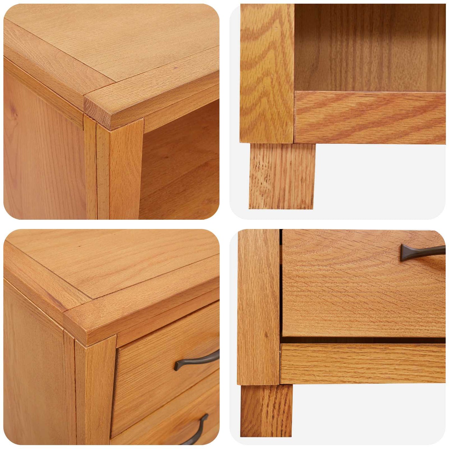 Storage Furniture Set with Drawer Brown Engineered wood
