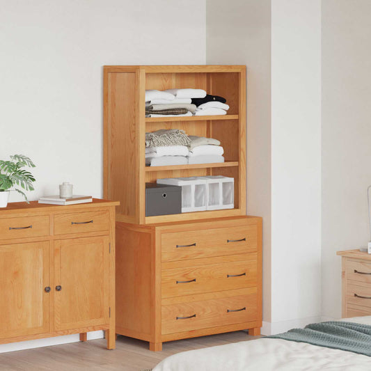 Storage Furniture Set with Drawer 2 pcs Brown 80 x 50 x 160 cm