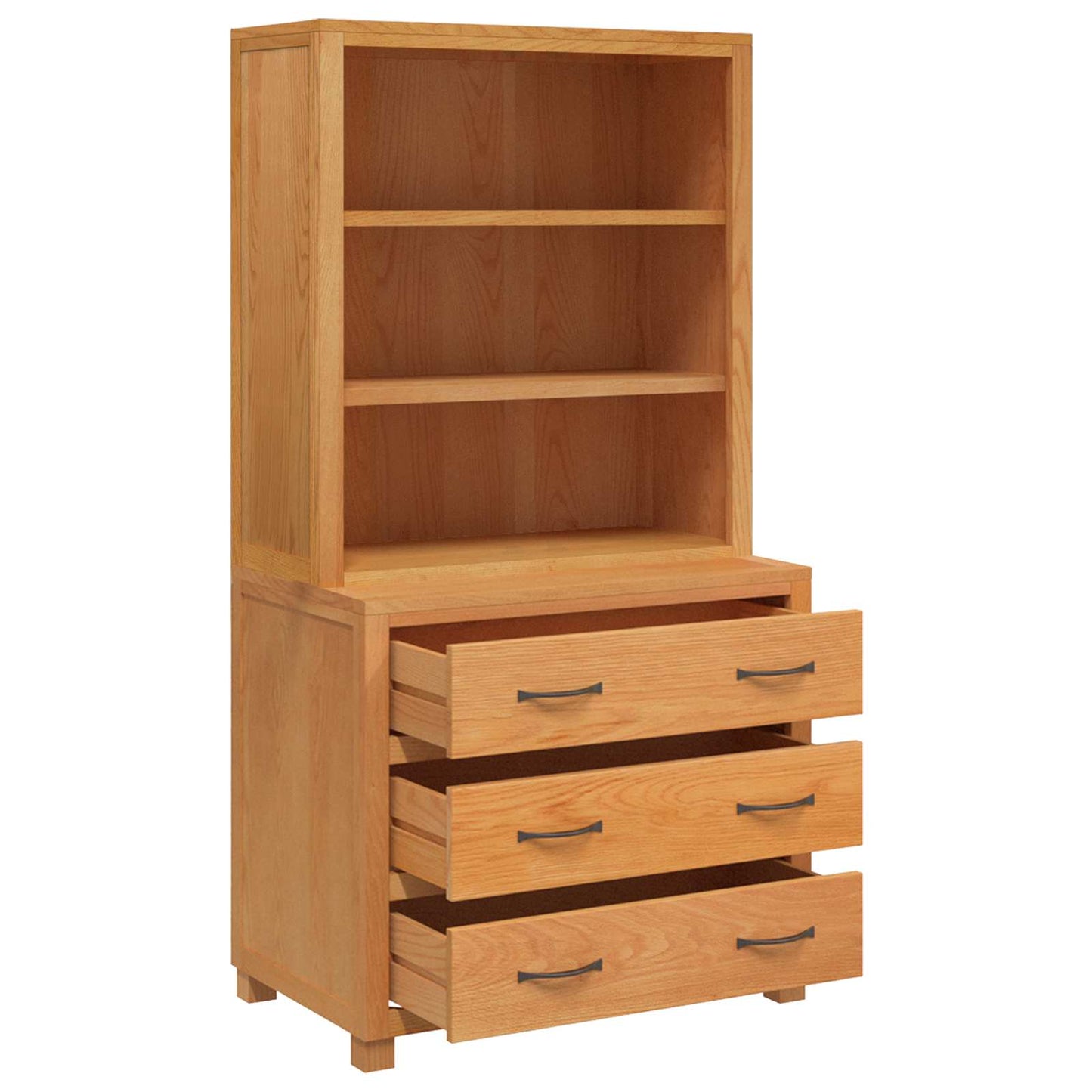 Storage Furniture Set with Drawer Brown Engineered wood