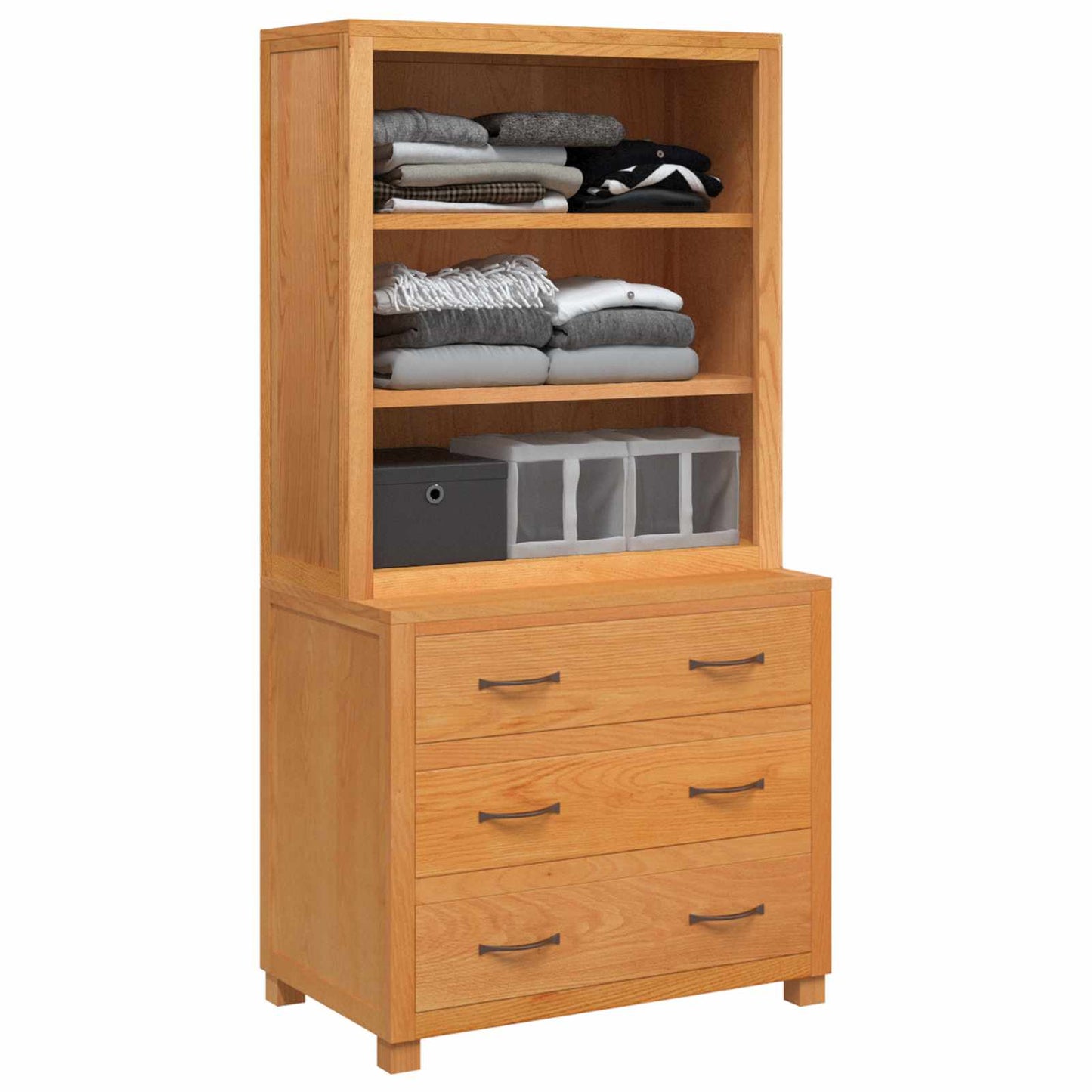 Storage Furniture Set with Drawer Brown Engineered wood