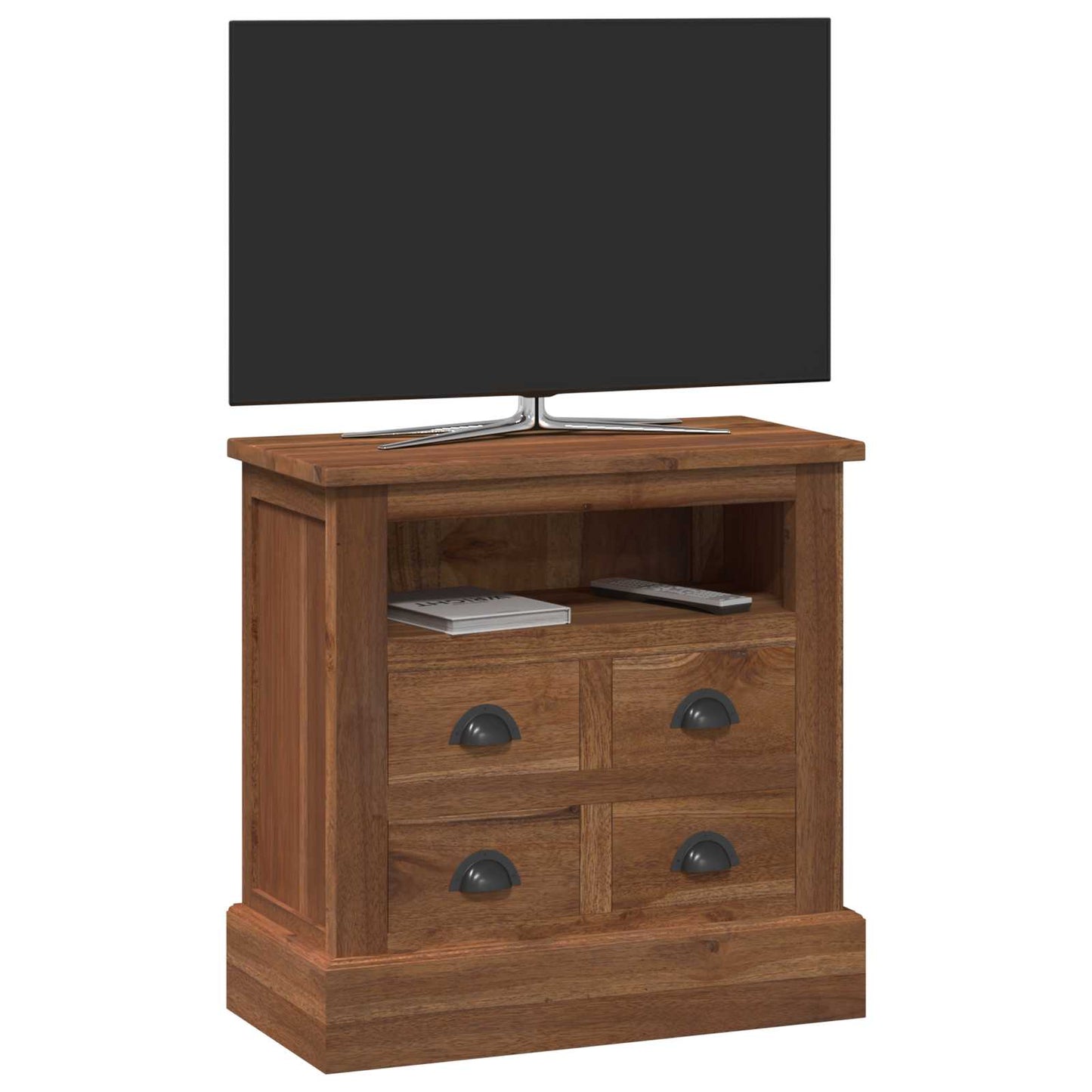 Storage Cabinet Natural 60 x 30 x 60 cm Solid Teak Wood