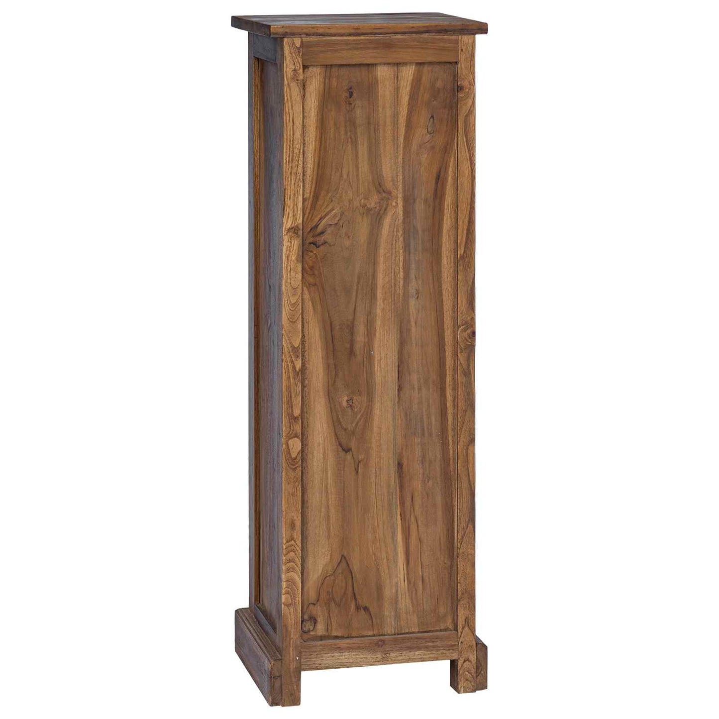 Chest of Drawers Natural 35 x 30 x 110 cm Solid Teak Wood