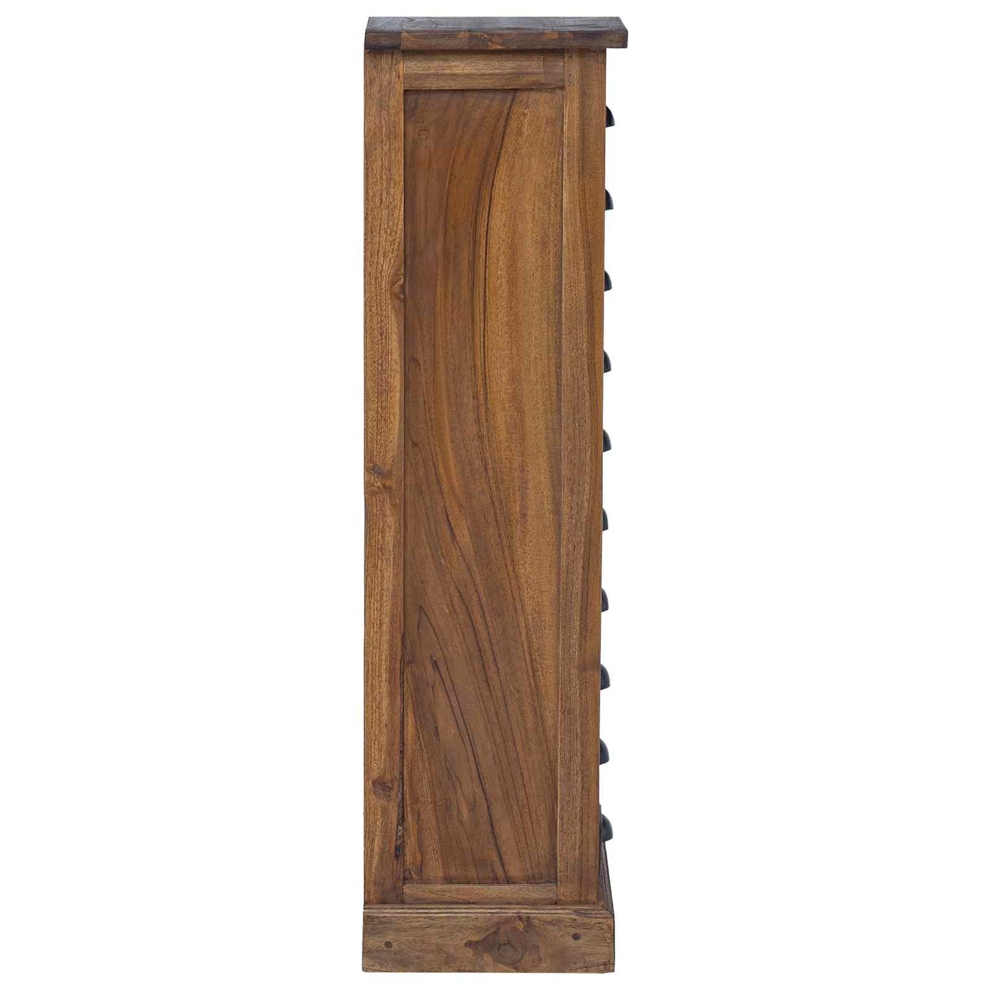 Chest of Drawers Natural 35 x 30 x 110 cm Solid Teak Wood