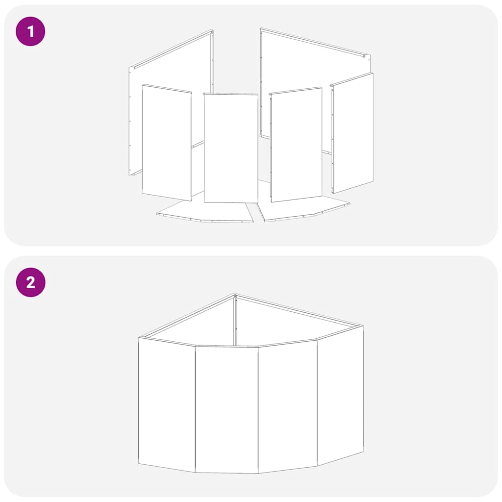 Corner Planter Silver 60 x 60 x 50 cm Stainless steel