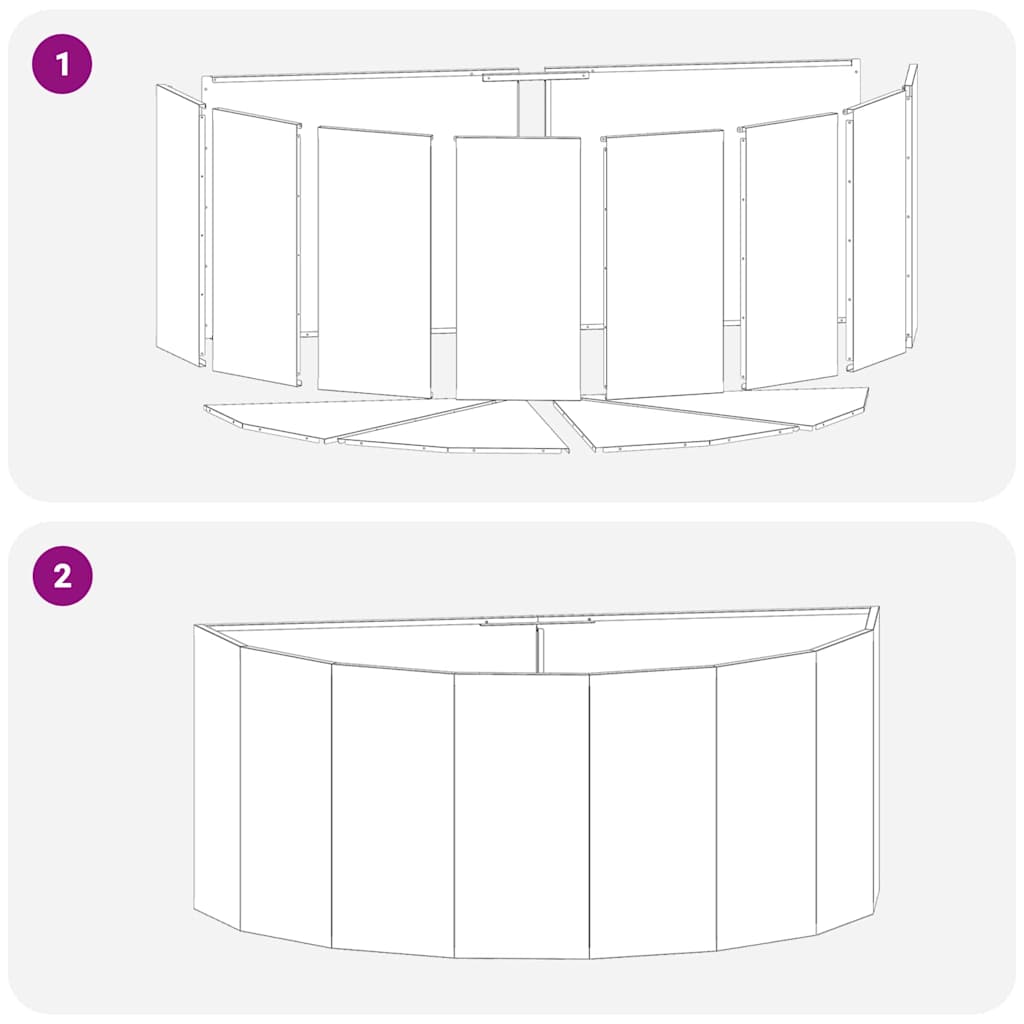 Planter White 120 x 60 x 50 cm Steel