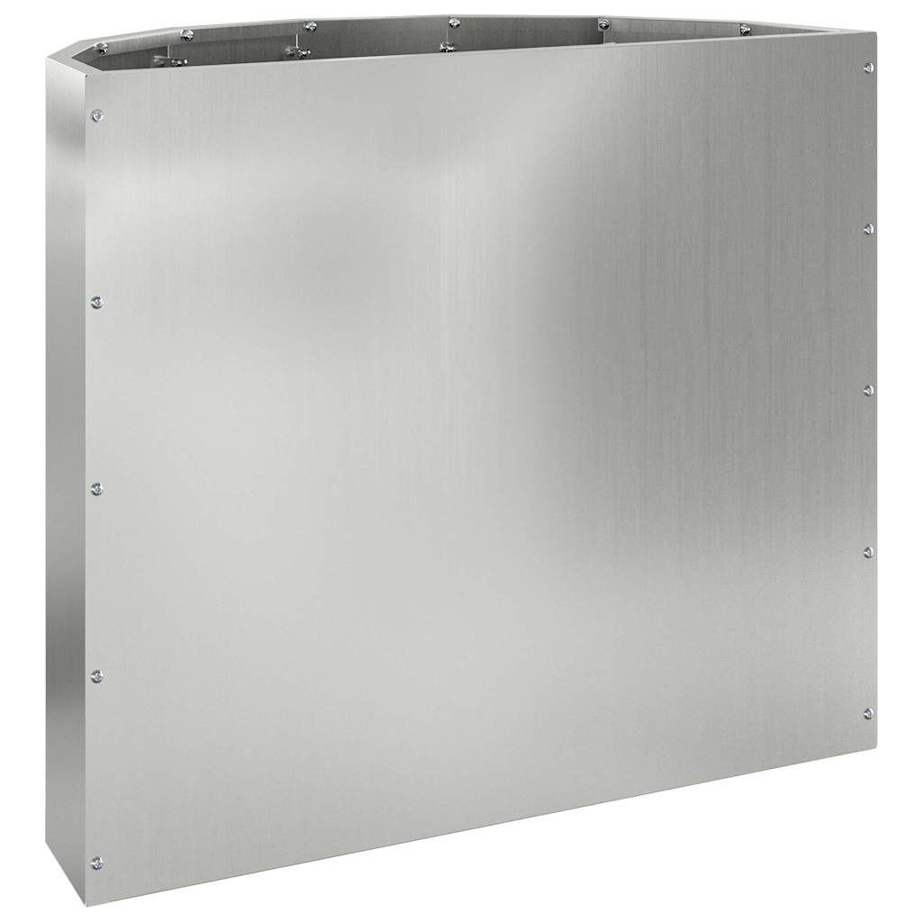 Planter Silver 60 x 30 x 50 cm Galvanised Steel