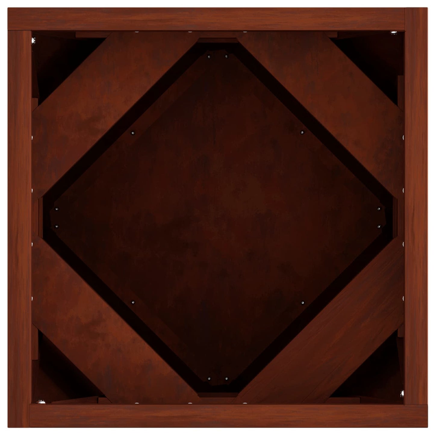 Planter 2 pcs Rusty 30 x 30 x 30 cm Weathering Steel