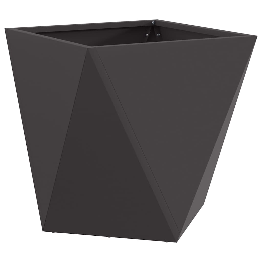 Planter Black 40 x 40 x 40 cm Steel