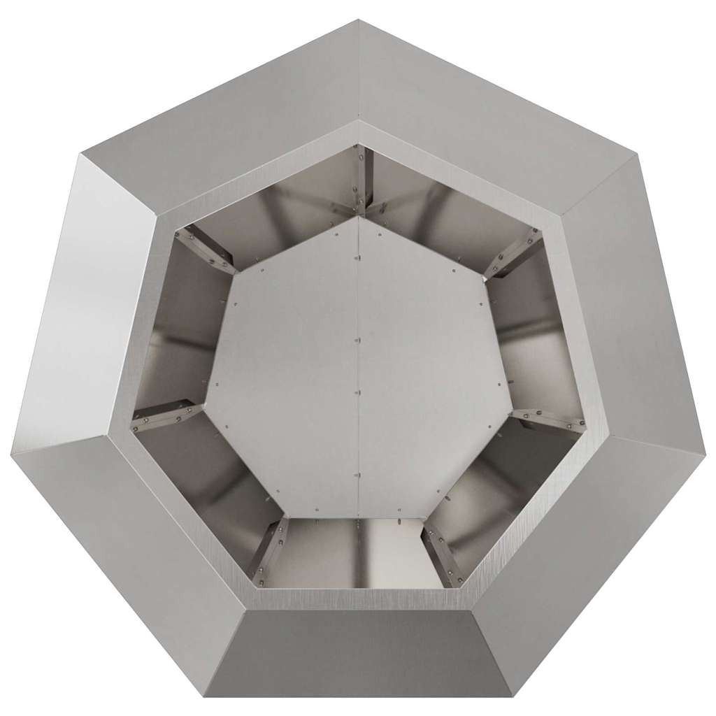 Planter Silver 75 x 75 x 60 cm Stainless Steel