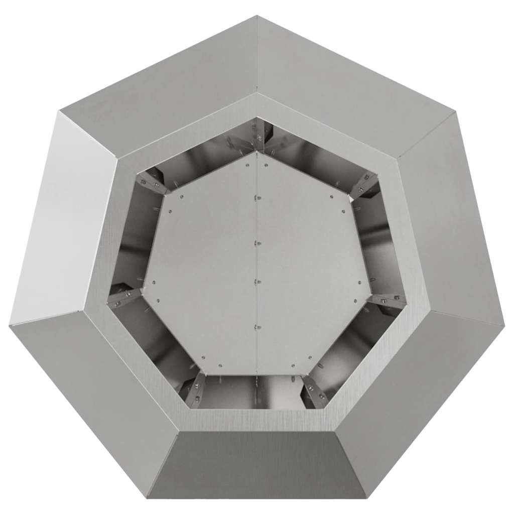 Planter Silver 50 x 50 x 40 cm Stainless Steel