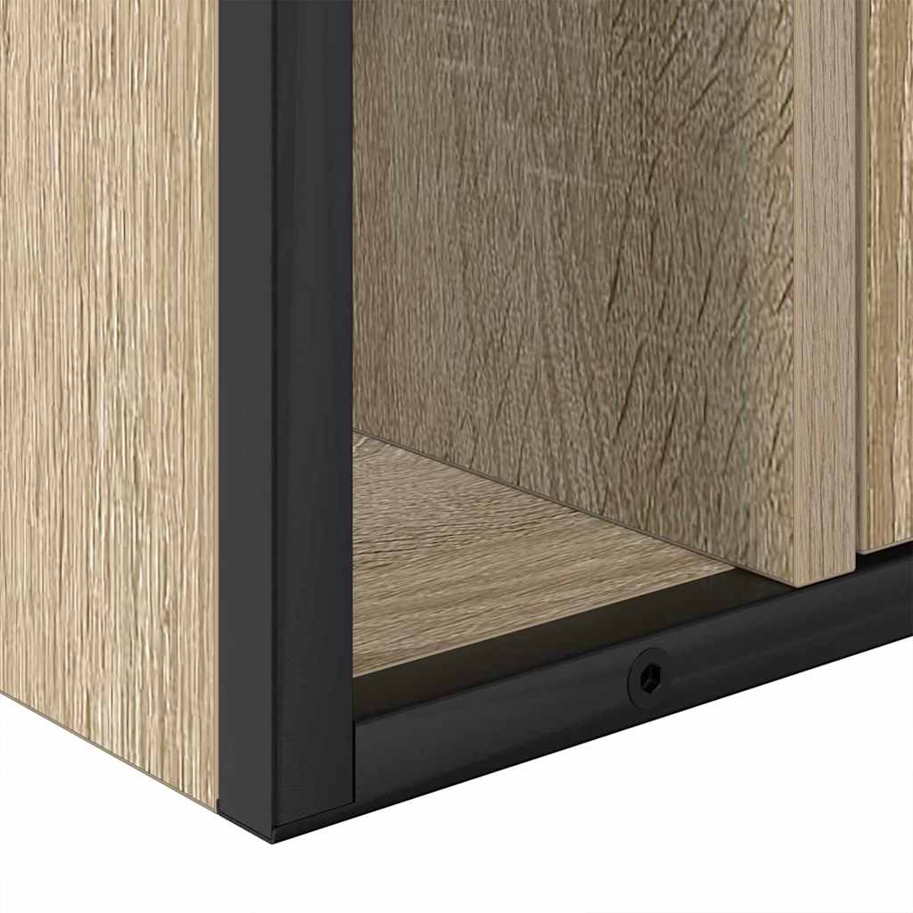 Bathroom Furniture Set 3 pcs Sonoma Oak Engineered Wood