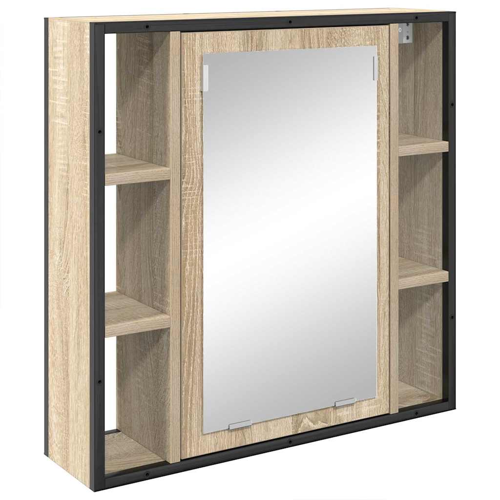 Bathroom Furniture Set 3 pcs Sonoma Oak Engineered Wood