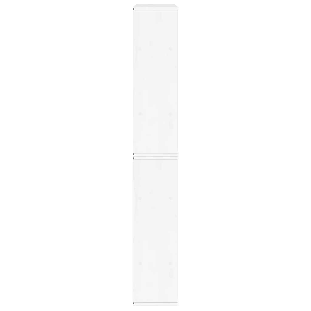 Side Cabinets 4 pcs "ODDA" White 40x24x79 cm Solid Wood Pine