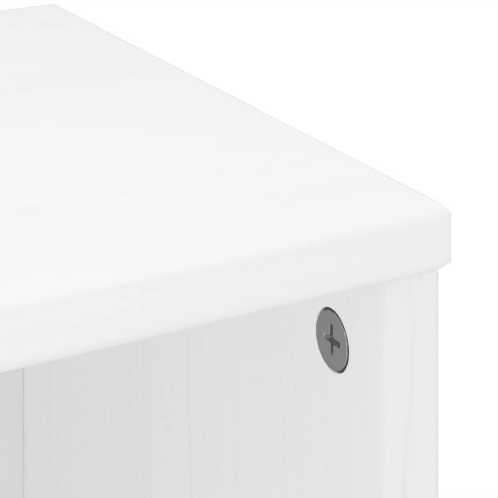 Side Cabinets 6 pcs "ODDA" White 40x24x79 cm Solid Wood Pine