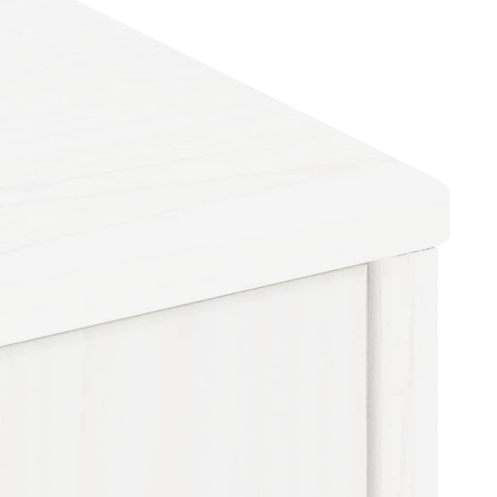 Side Cabinets 5 pcs "ODDA" White 40x24x79 cm Solid Wood Pine
