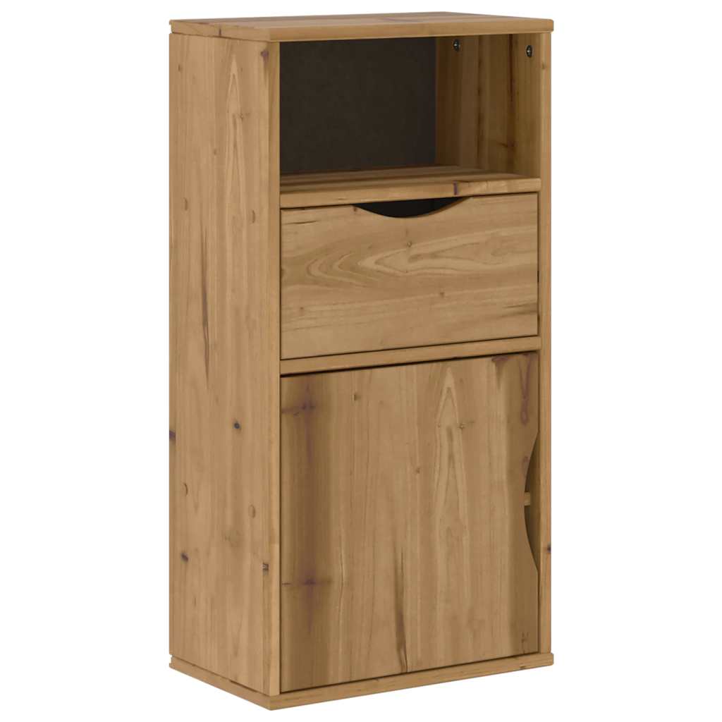 5 Piece TV Units with Storage "ODDA" Solid Wood Pine