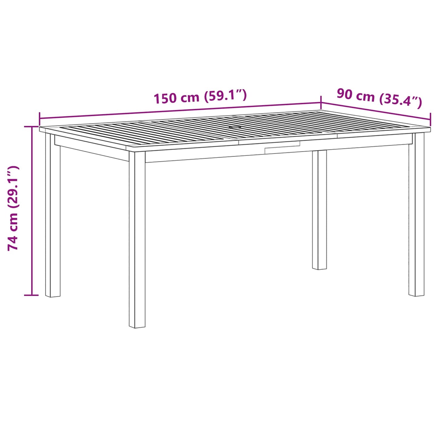 Garden Dining Set 5 pcs Grey Solid Acacia Wood