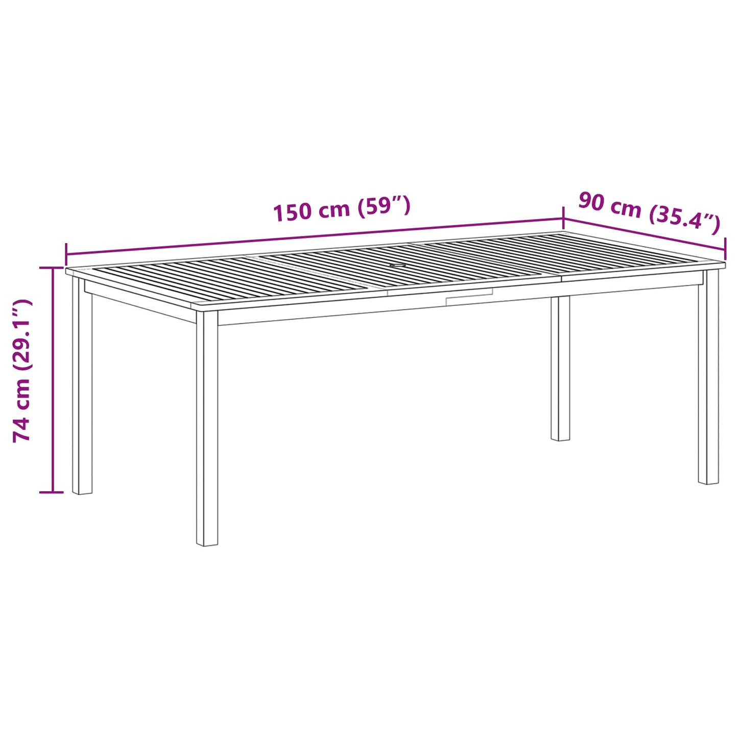Garden Dining Set 9 pcs Grey Solid Acacia Wood