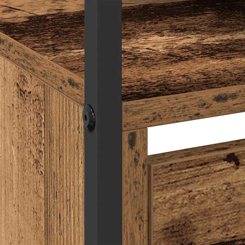 Shoe Cabinet Old Wood 100 x 34 x 112 cm Engineered Wood