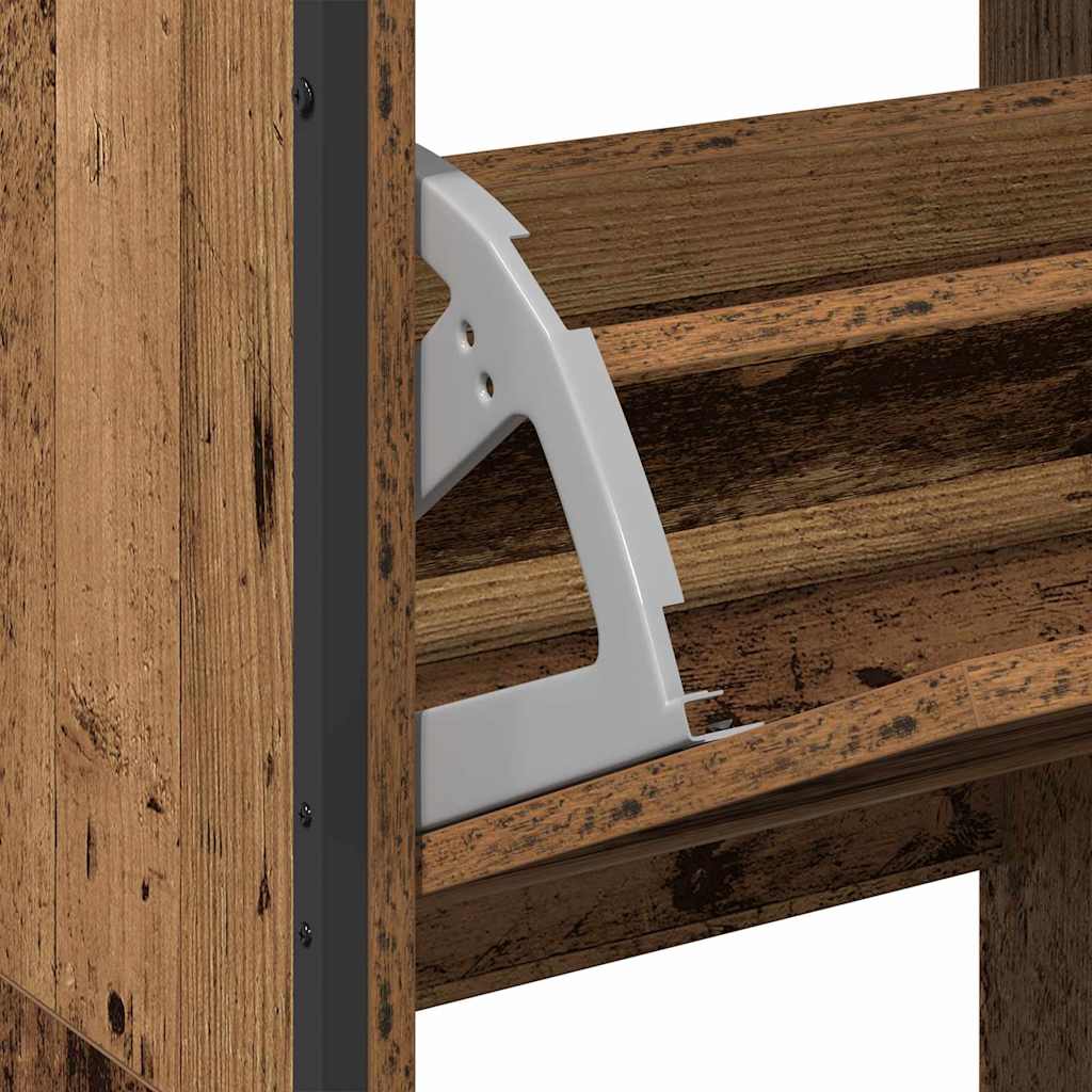 Shoe Cabinet Old Wood 100 x 34 x 112 cm Engineered Wood