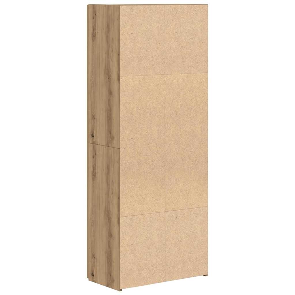 Office Cabinet Artisan Oak 60 x 32 x 152.5 cm Engineered Wood
