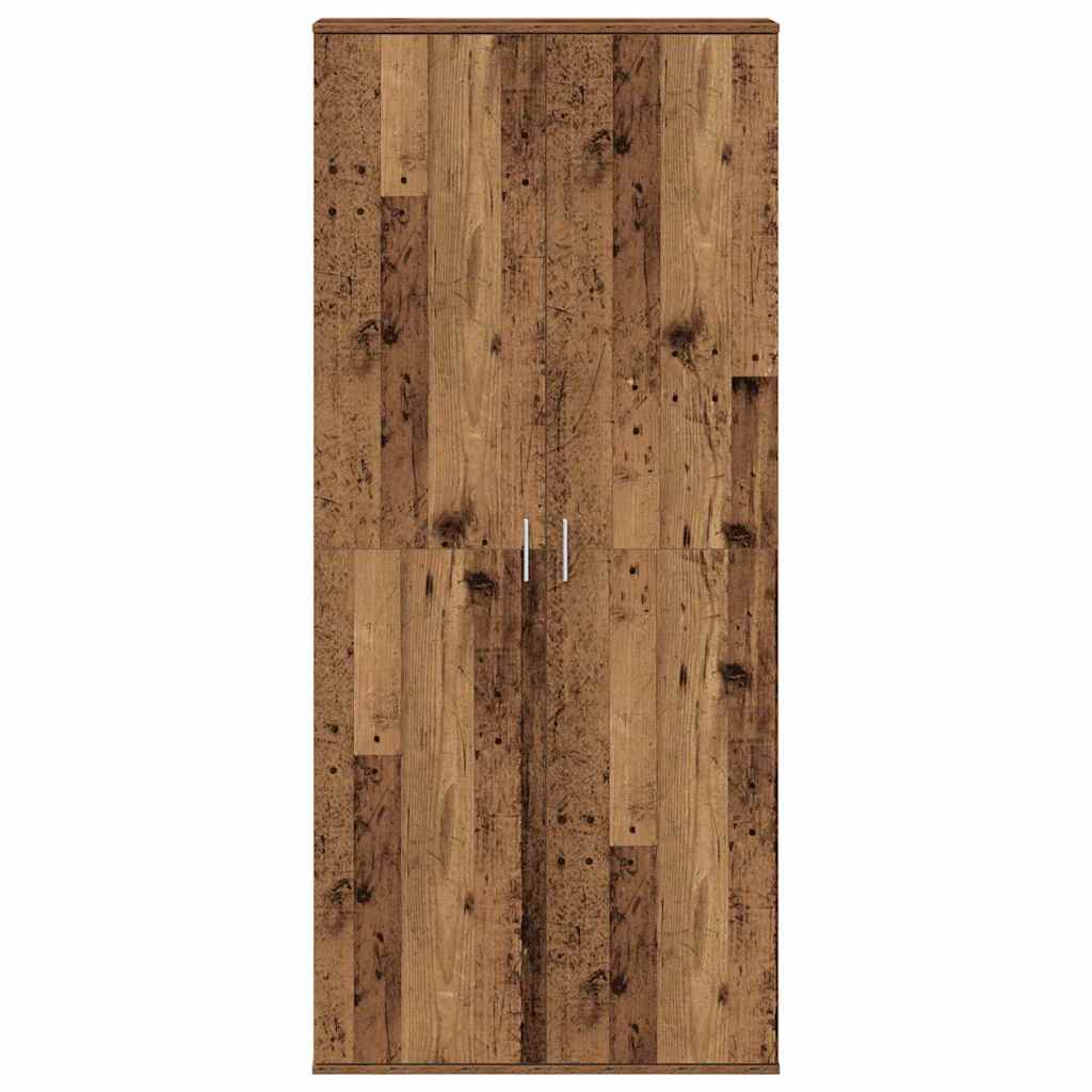 Highboard 80 x 35 x 180 cm Engineered Wood Old Wood