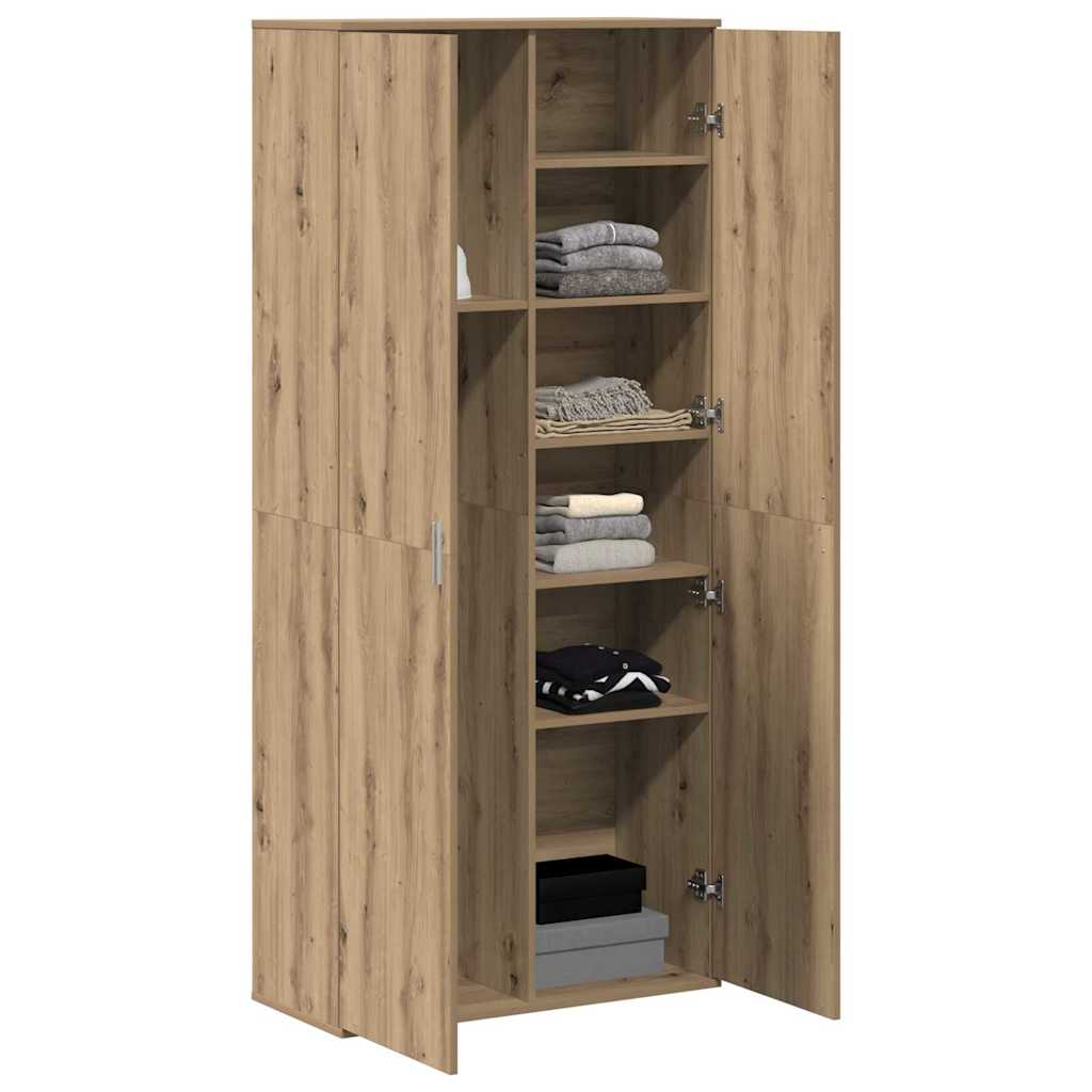 Highboard Artisan oak 80 x 35 x 180 cm Engineered wood