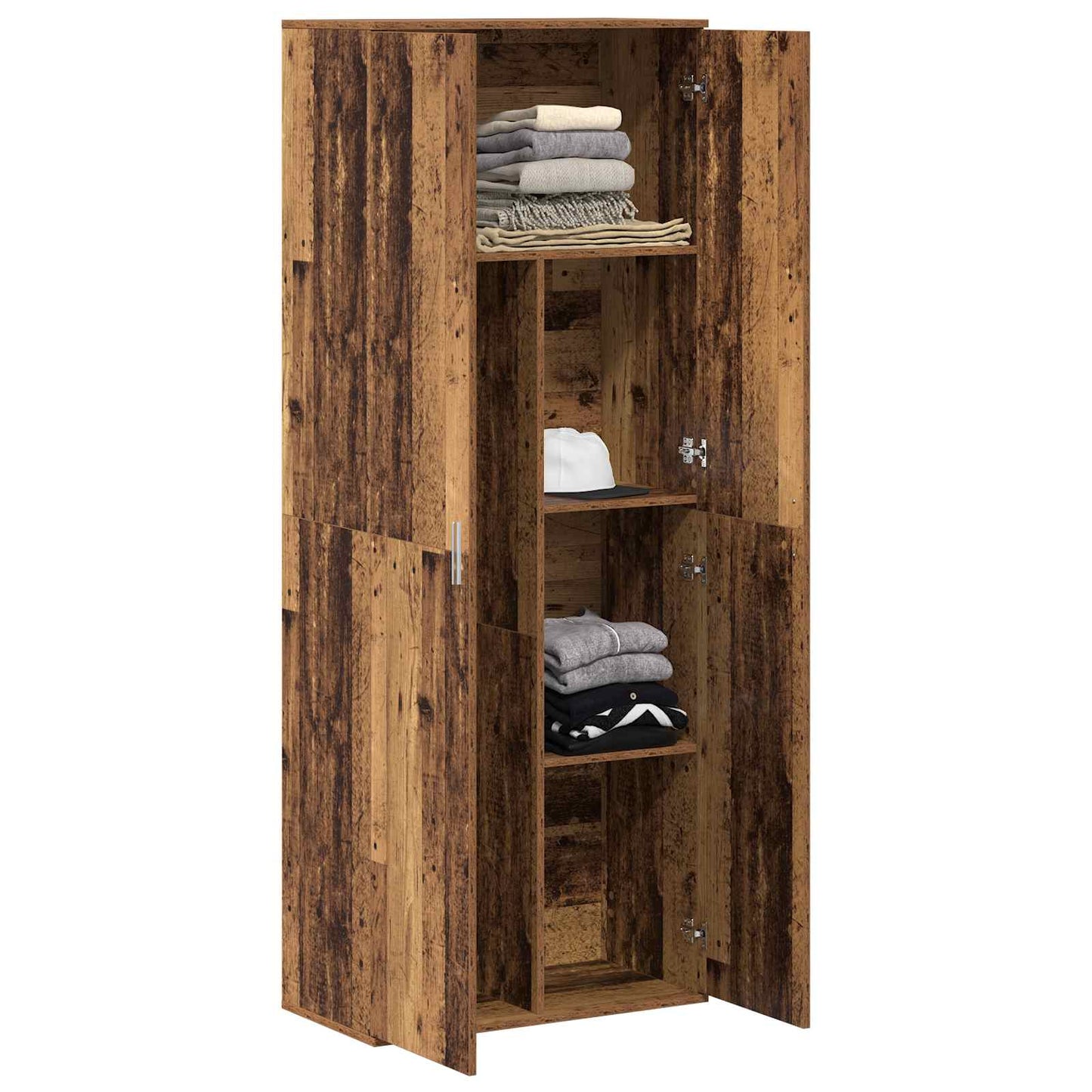 Highboard Old Wood 70 x 33.5 x 180 cm Engineered Wood