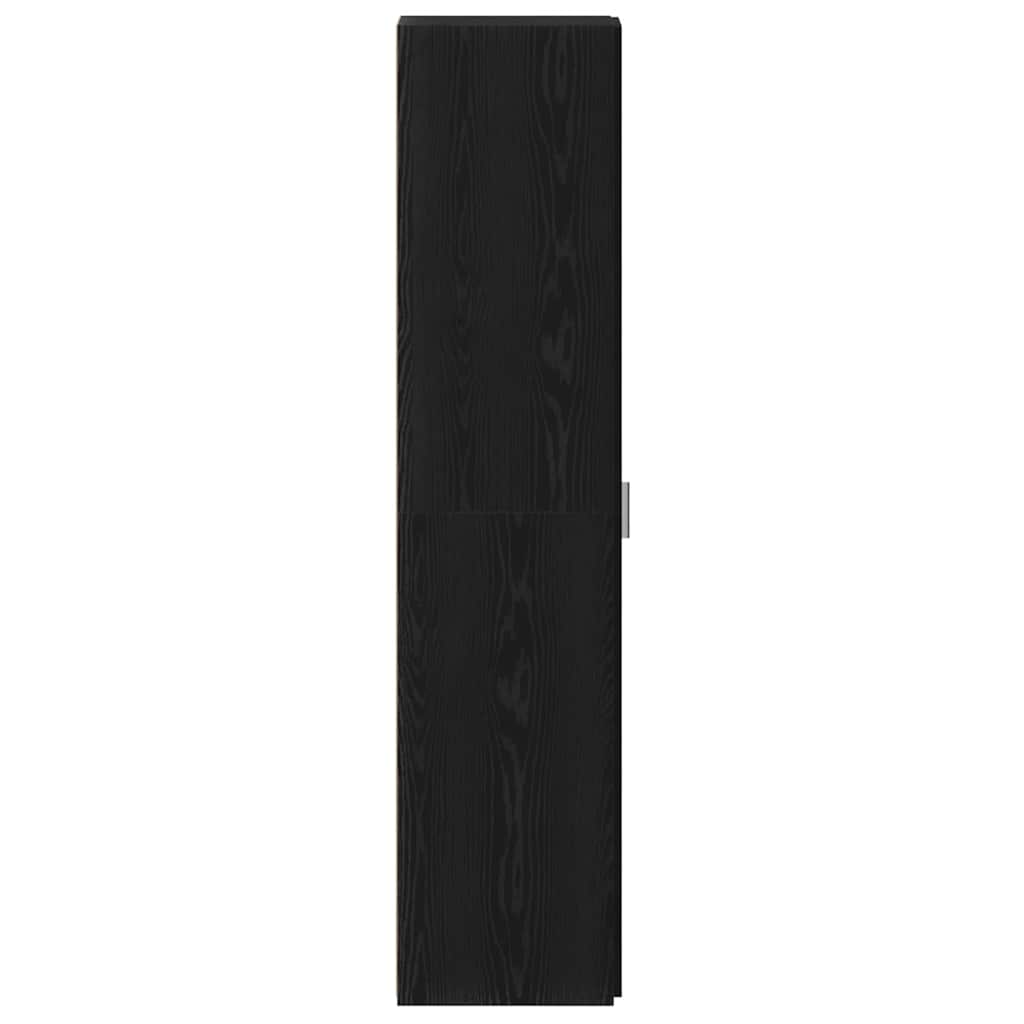 Highboard 2 pcs Black Oak 30 x 42.5 x 185 cm