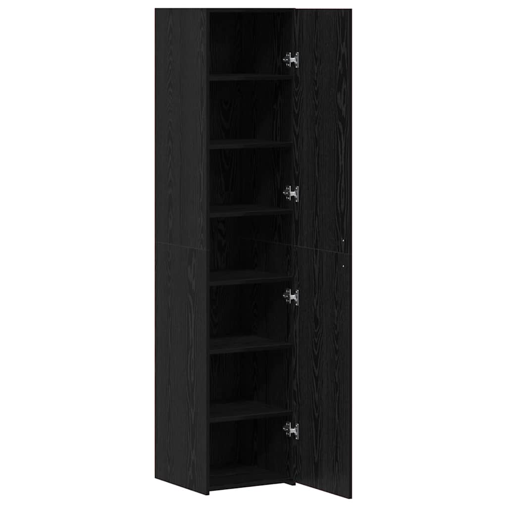 Highboard Black Oak 40 x 42.5 x 185 cm