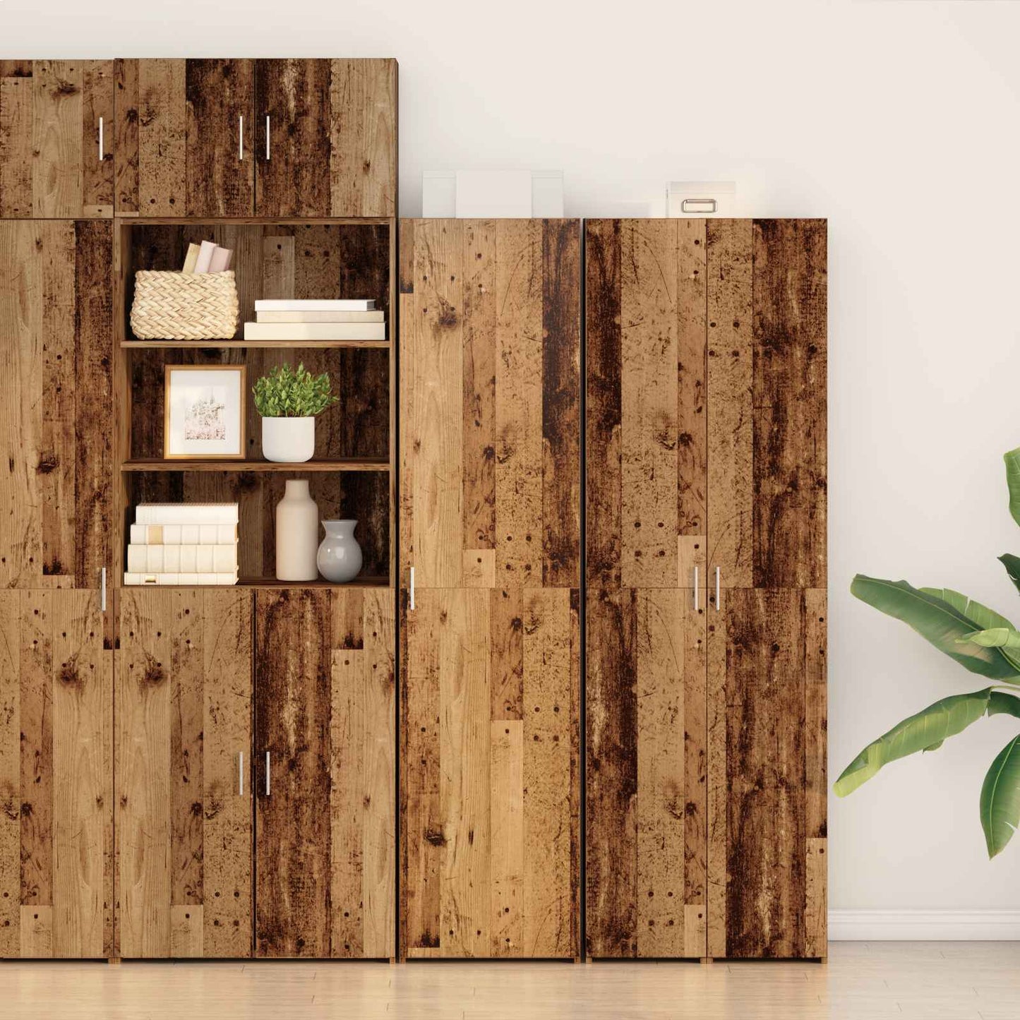 Highboard Old Wood 45 x 42.5 x 185 cm