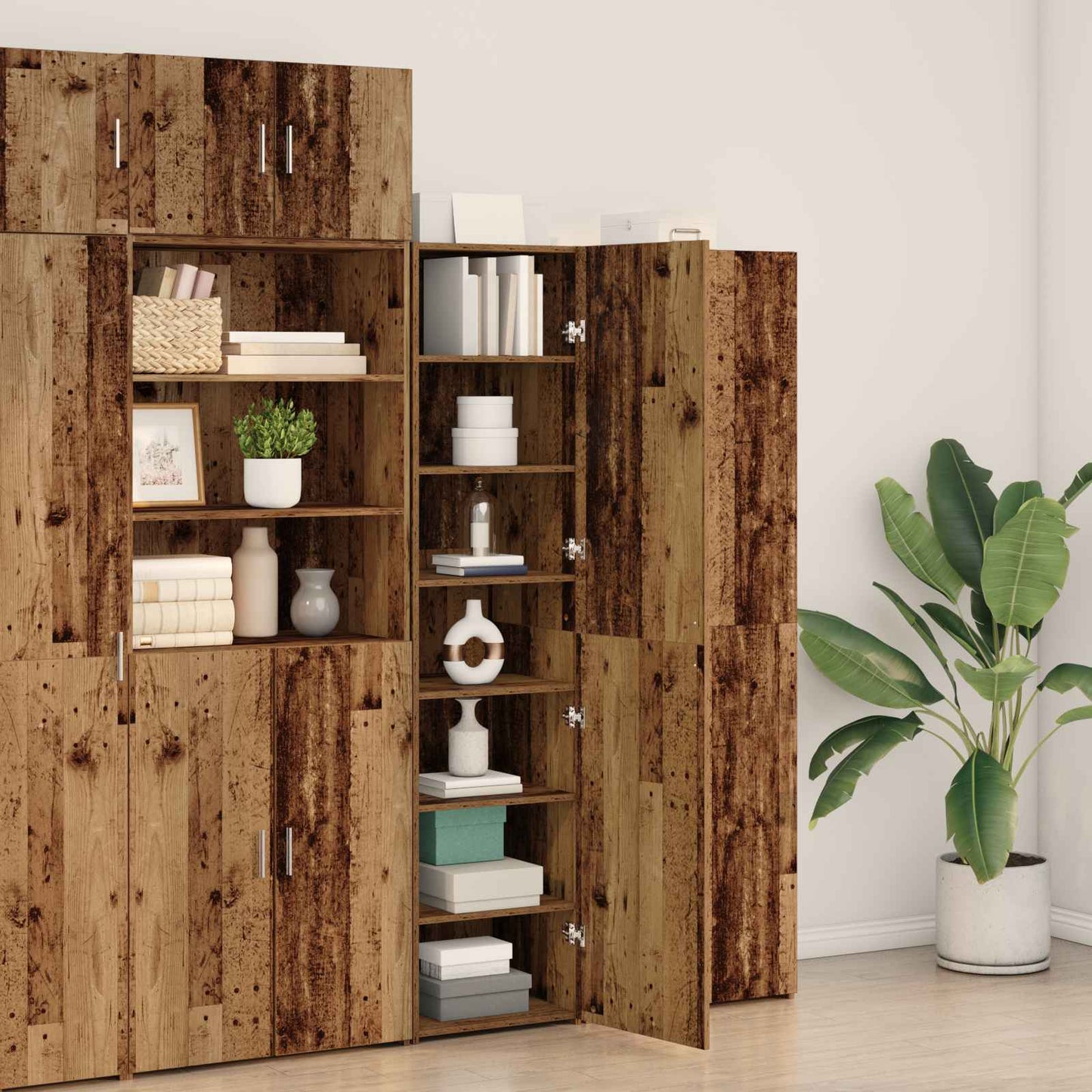 Highboard Old Wood 45 x 42.5 x 185 cm