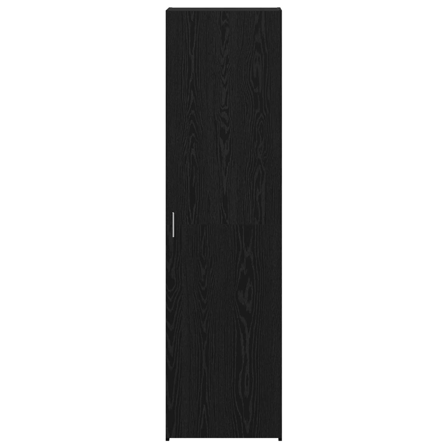 Highboard 2 pcs Black Oak 50 x 42.5 x 185 cm