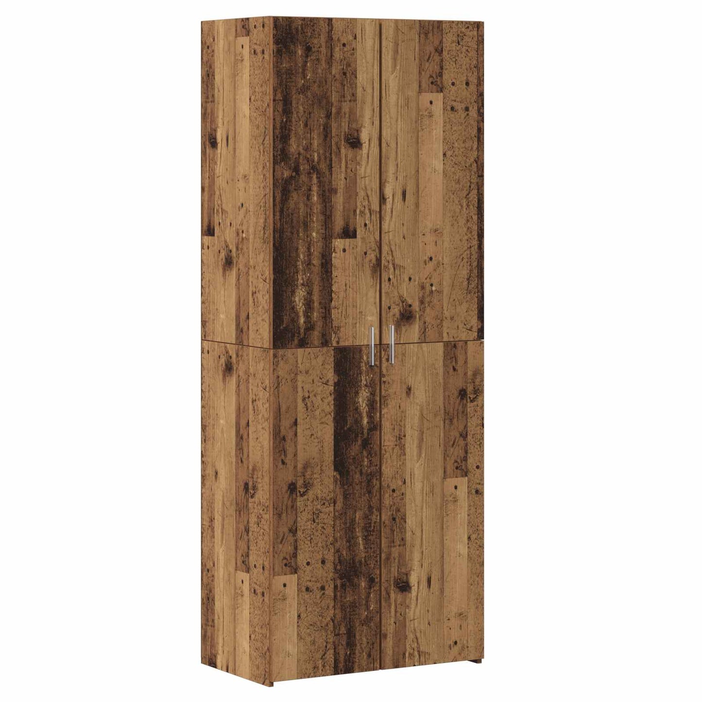 Highboard 2 pcs Old Wood 70 x 42.5 x 185 cm