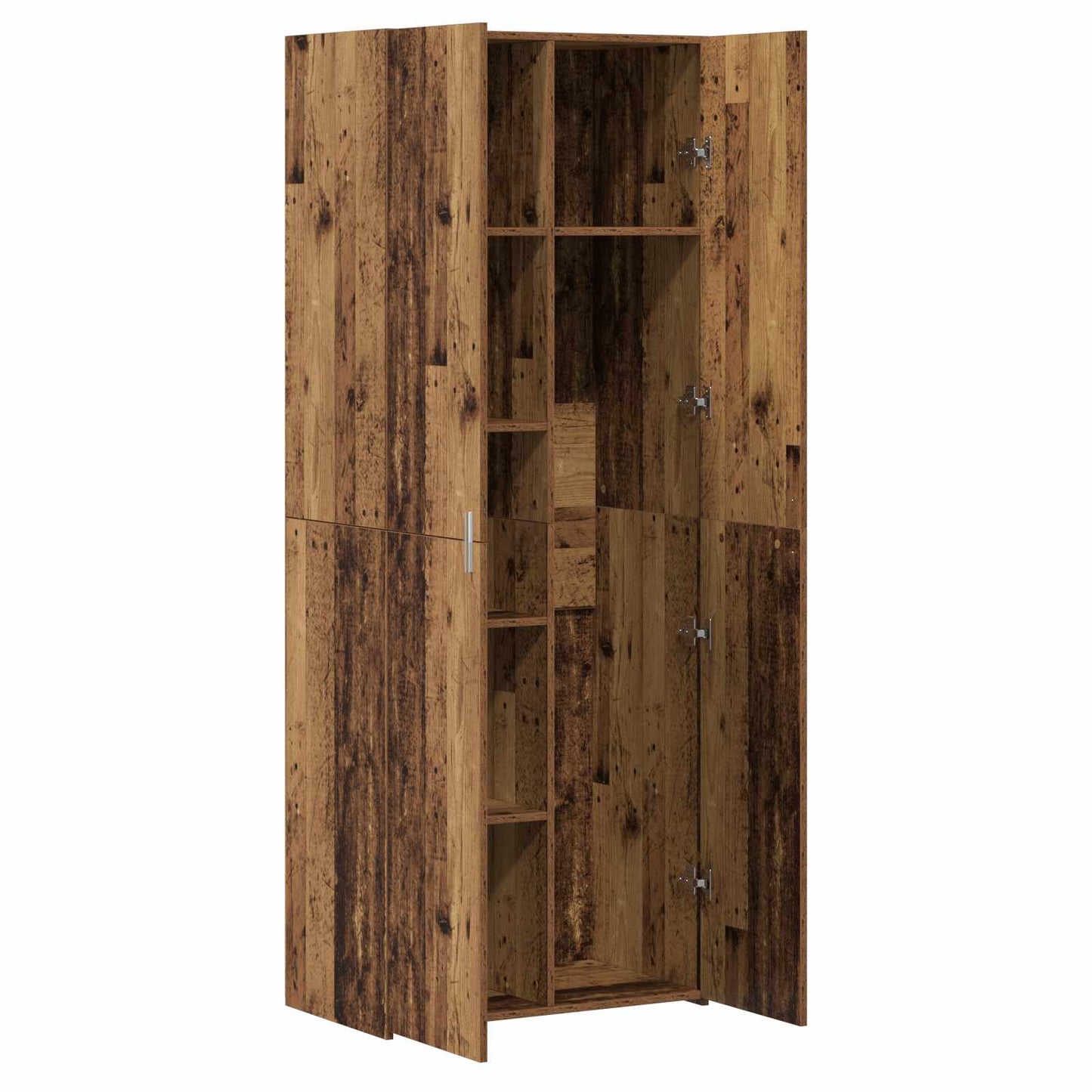 Highboard 2 pcs Old Wood 70 x 42.5 x 185 cm