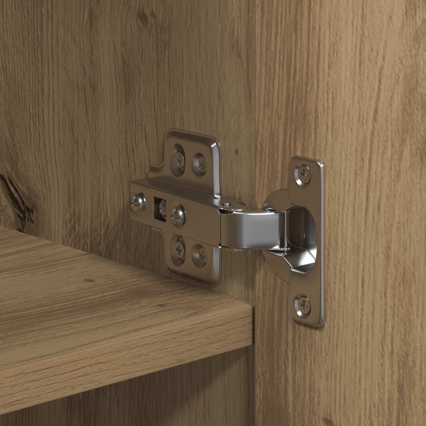 Highboard 2 pcs Artisan Oak 70 x 42.5 x 185 cm