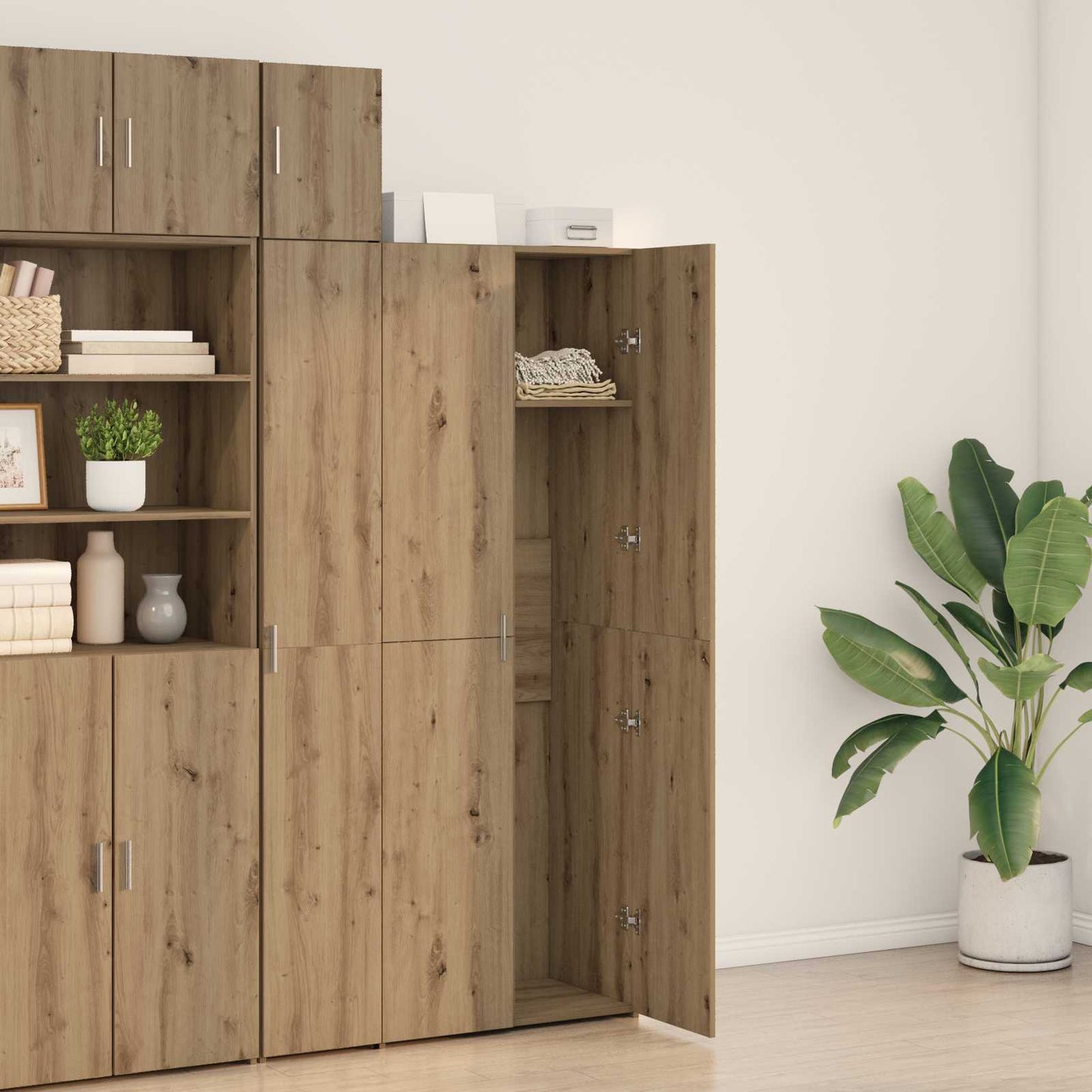 Highboard 2 pcs Artisan Oak 70 x 42.5 x 185 cm