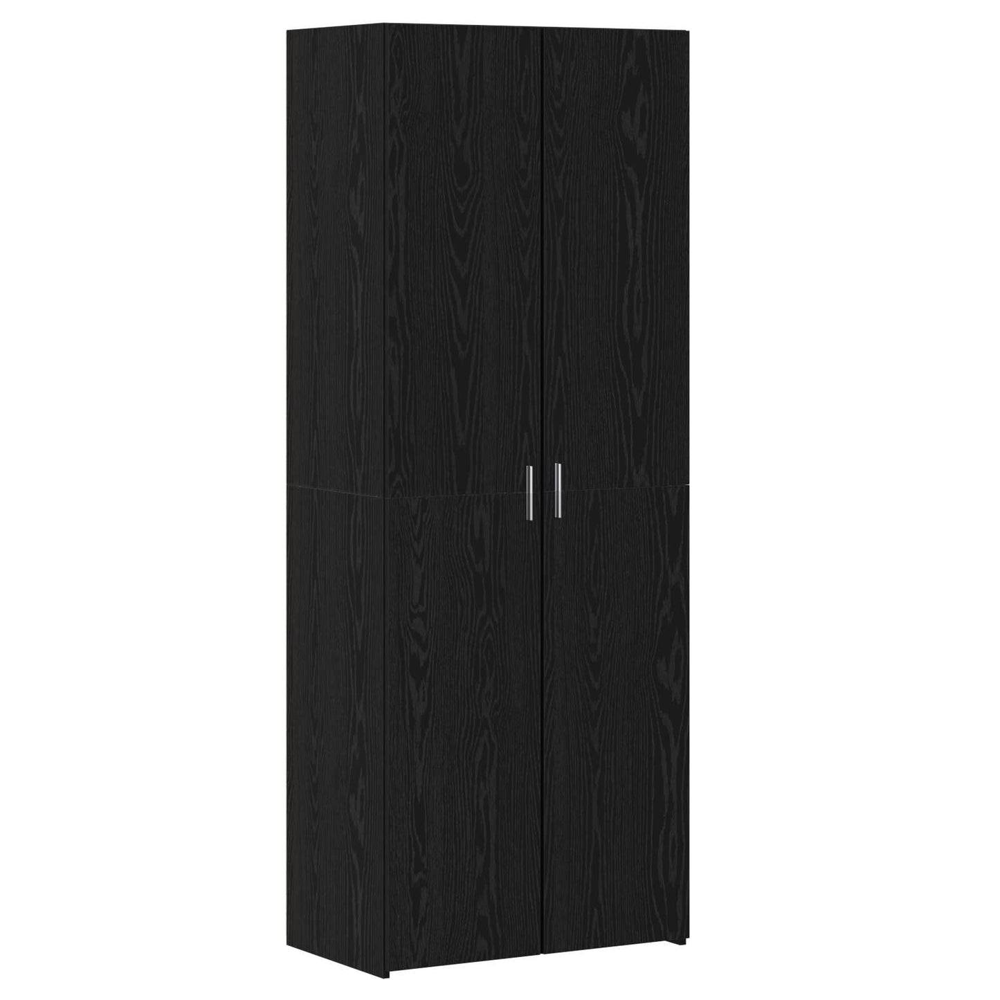 Highboard 2 pcs Black Oak 70 x 42.5 x 185 cm