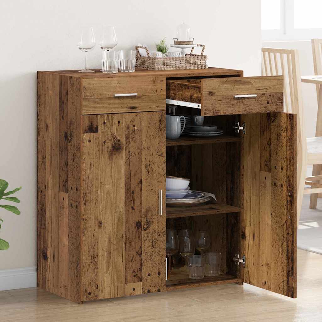 Storage Cabinet Old Wood 80 x 42.5 x 93 cm