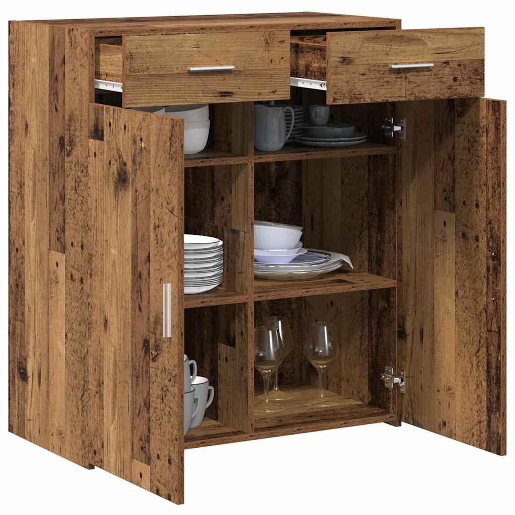 Storage Cabinet Old Wood 80 x 42.5 x 93 cm
