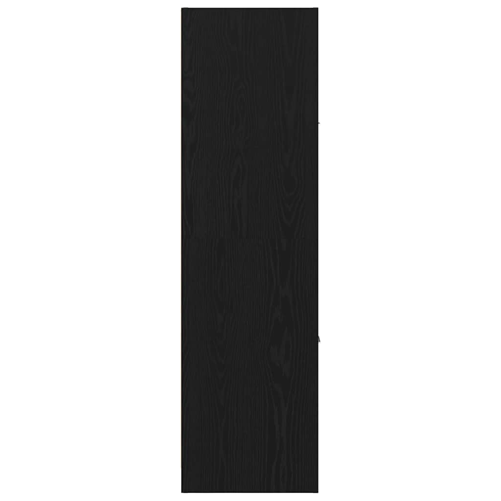 Apothecary Cabinet Black oak 40 x 41 x 144.5 cm Engineered wood